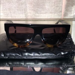 Celine Flattop Twotone Sunglasses